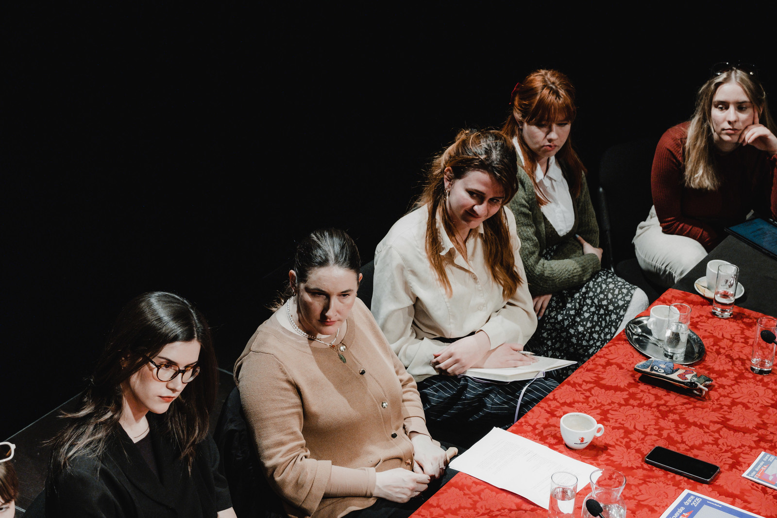 Utrinki z okrogle mize Reprezentacija žensk: Pregled stanja v slovenski gledališki krajini <em>Foto: Maša Pirc</em>