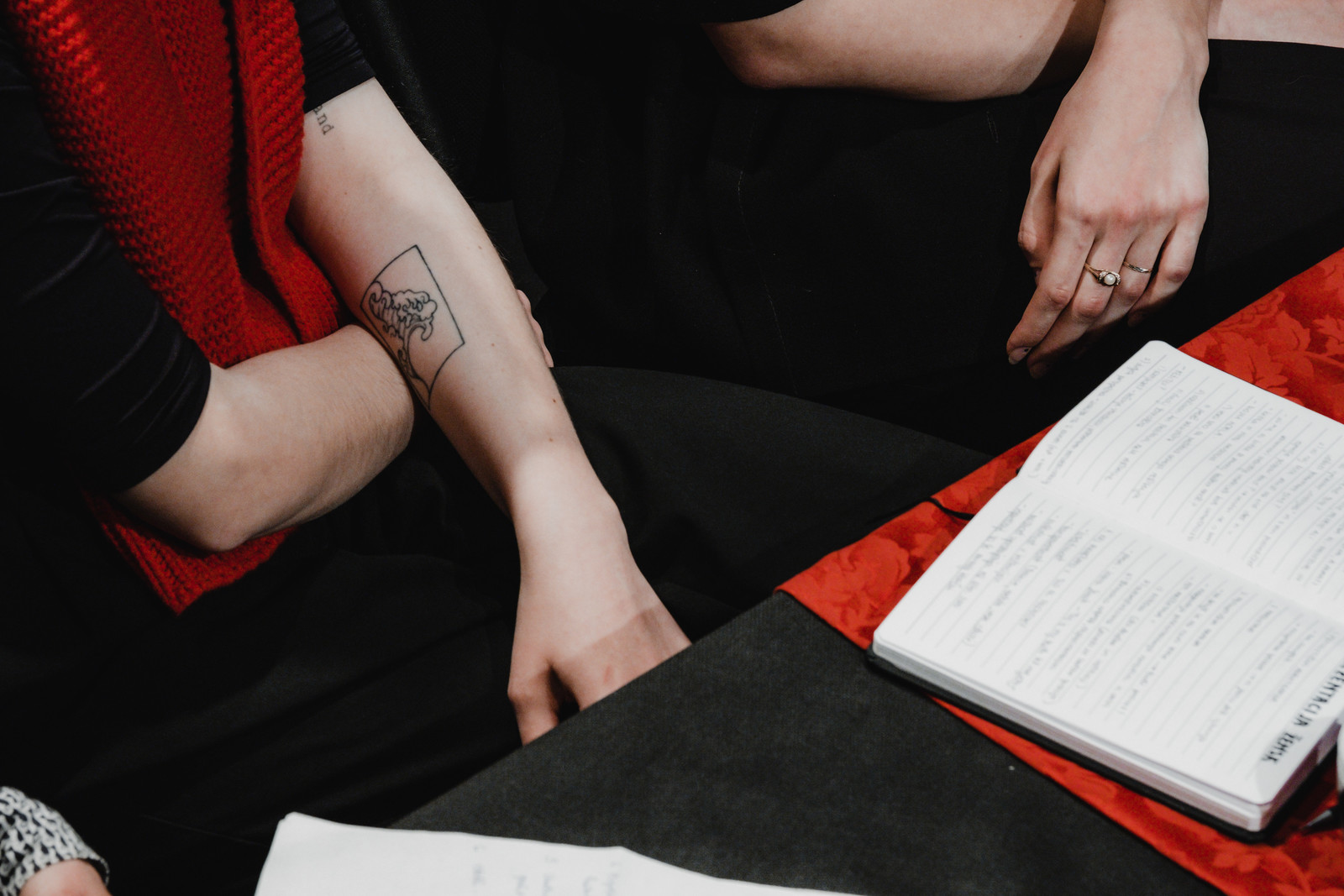 Utrinki z okrogle mize Reprezentacija žensk: Pregled stanja v slovenski gledališki krajini <em>Foto: Maša Pirc</em>