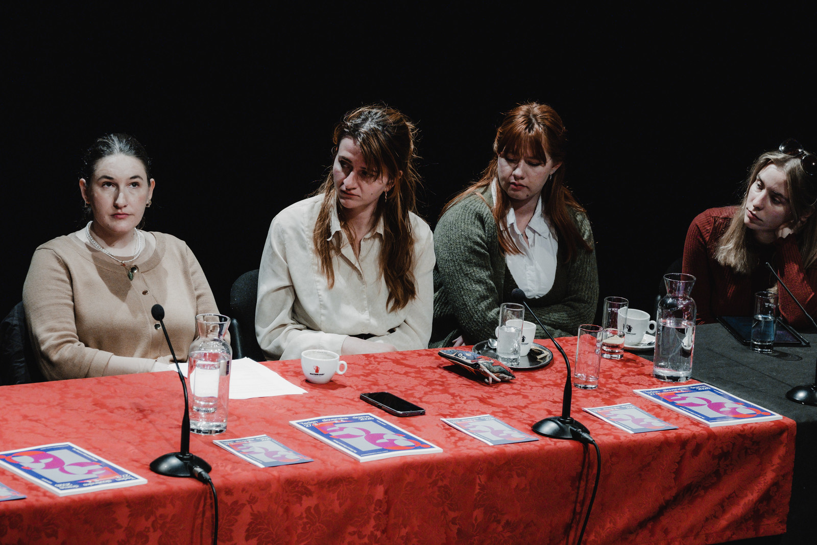 Utrinki z okrogle mize Reprezentacija žensk: Pregled stanja v slovenski gledališki krajini <em>Foto: Maša Pirc</em>