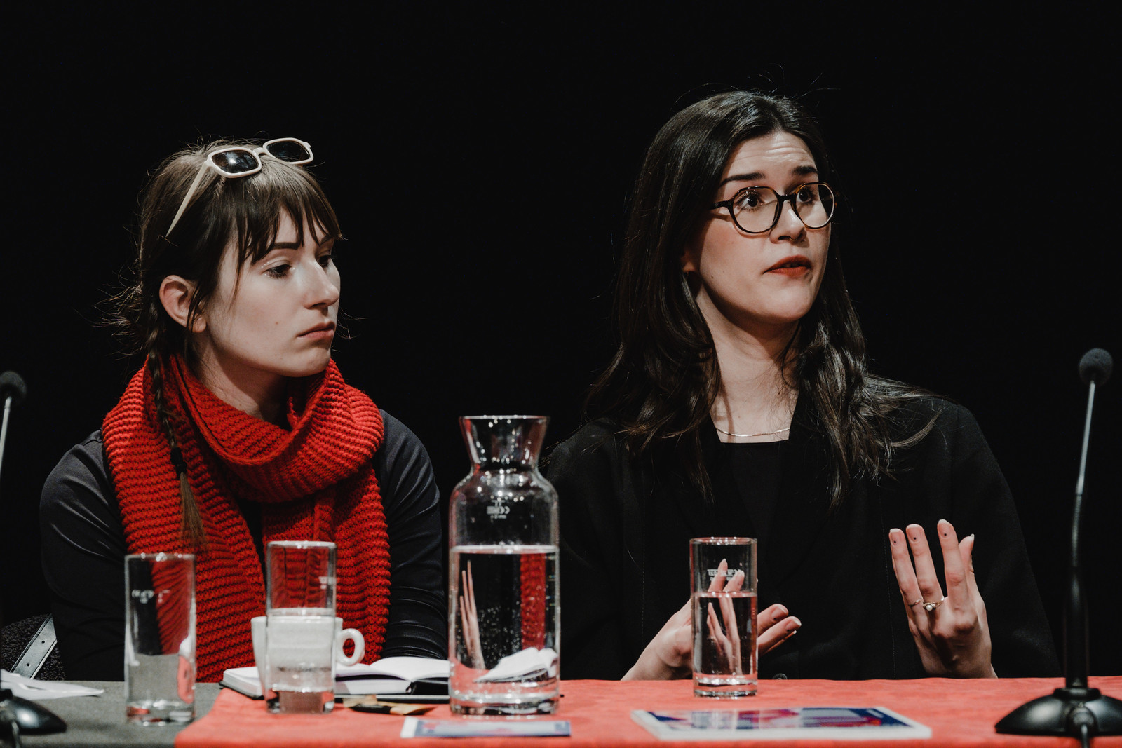 Utrinki z okrogle mize Reprezentacija žensk: Pregled stanja v slovenski gledališki krajini <em>Foto: Maša Pirc</em>