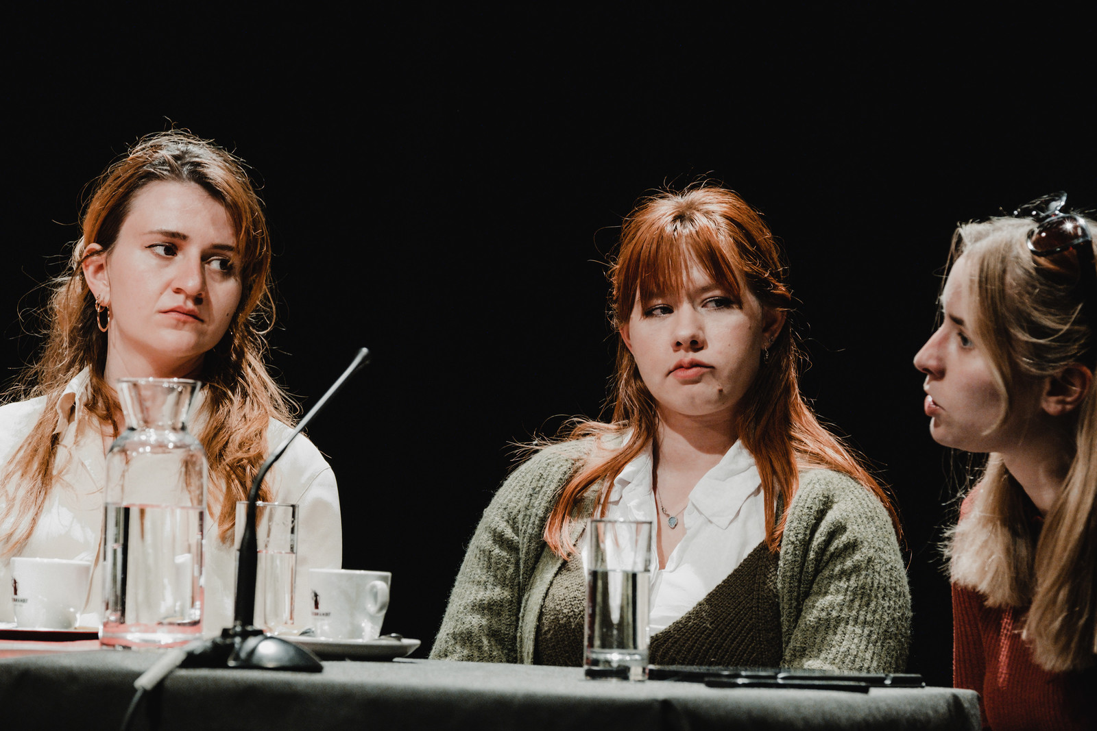 Utrinki z okrogle mize Reprezentacija žensk: Pregled stanja v slovenski gledališki krajini <em>Foto: Maša Pirc</em>