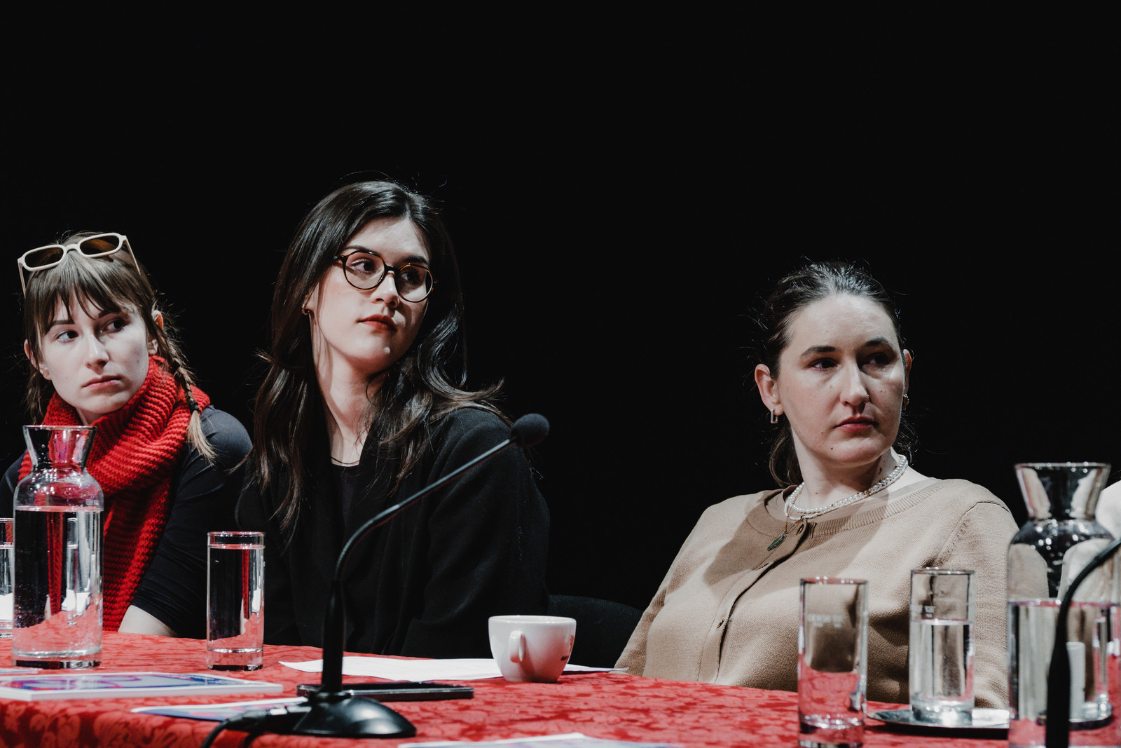 Utrinki z okrogle mize Reprezentacija žensk: Pregled stanja v slovenski gledališki krajini <em>Foto: Maša Pirc</em>