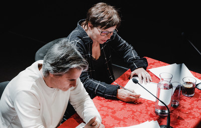 Utrinki z bralnih uprizoritev in okrogle mize, posvečene Zofki Kveder: Zofka Kveder – dramatičarka in gledališka kulturna posrednica <em>Foto: Maša Pirc</em>