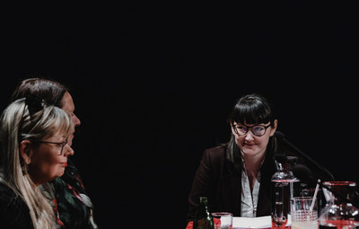 Utrinki z bralnih uprizoritev in okrogle mize, posvečene Zofki Kveder: Zofka Kveder – dramatičarka in gledališka kulturna posrednica <em>Foto: Maša Pirc</em>