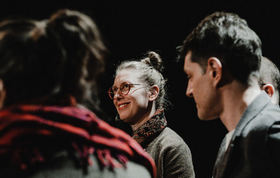 Utrinki z Okrogle mize Hiša za goste: Umetniška svoboda na kocki - gledališče v politično zaznamovanih kontekstih <em>Foto: Maša Pirc</em>