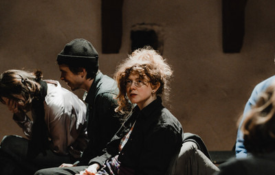 Utrinki z Okrogle mize Hiša za goste: Umetniška svoboda na kocki - gledališče v politično zaznamovanih kontekstih <em>Foto: Maša Pirc</em>