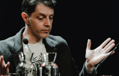 Utrinki z Okrogle mize Hiša za goste: Umetniška svoboda na kocki - gledališče v politično zaznamovanih kontekstih <em>Foto: Maša Pirc</em>