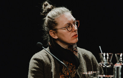 Utrinki z Okrogle mize Hiša za goste: Umetniška svoboda na kocki - gledališče v politično zaznamovanih kontekstih <em>Foto: Maša Pirc</em>