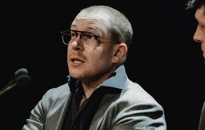 Utrinki z Okrogle mize Hiša za goste: Umetniška svoboda na kocki - gledališče v politično zaznamovanih kontekstih <em>Foto: Maša Pirc</em>