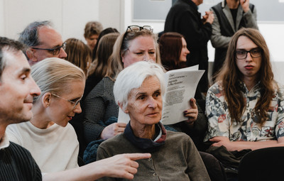 Utrinki z Dneva nominirank in nominirancev za nagrado Zofke Kveder (za mlado dramatičarko oz. mladega dramatika) <em>Foto: Maša Pirc</em>