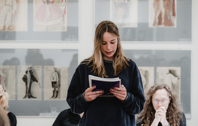 Utrinki z Dneva nominirank in nominirancev za nagrado Zofke Kveder (za mlado dramatičarko oz. mladega dramatika) <em>Foto: Maša Pirc</em>