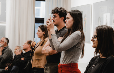 Utrinki z Dneva nominirank in nominirancev za nagrado Zofke Kveder (za mlado dramatičarko oz. mladega dramatika) <em>Foto: Maša Pirc</em>