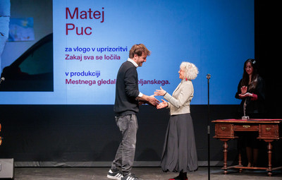 Utrinki s sklepne slovesnosti 56. Tedna slovenske drame <em>Foto: Sandi Fišer/Mediaspeed za PGK</em>