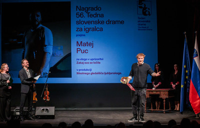 Utrinki s sklepne slovesnosti 56. Tedna slovenske drame <em>Foto: Sandi Fišer/Mediaspeed za PGK</em>