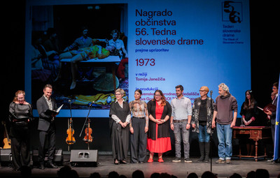 Utrinki s sklepne slovesnosti 56. Tedna slovenske drame <em>Foto: Sandi Fišer/Mediaspeed za PGK</em>