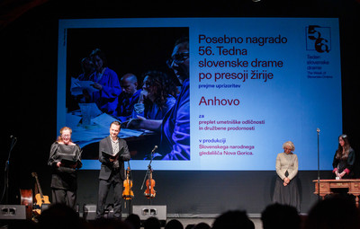 Utrinki s sklepne slovesnosti 56. Tedna slovenske drame <em>Foto: Sandi Fišer/Mediaspeed za PGK</em>
