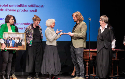 Utrinki s sklepne slovesnosti 56. Tedna slovenske drame <em>Foto: Sandi Fišer/Mediaspeed za PGK</em>