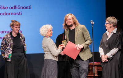 Utrinki s sklepne slovesnosti 56. Tedna slovenske drame <em>Foto: Sandi Fišer/Mediaspeed za PGK</em>