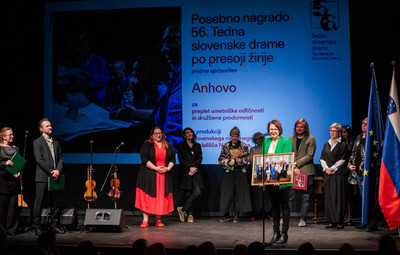 Utrinki s sklepne slovesnosti 56. Tedna slovenske drame <em>Foto: Sandi Fišer/Mediaspeed za PGK</em>