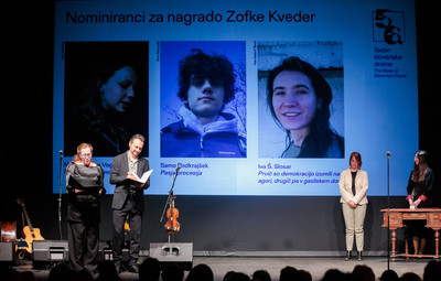 Utrinki s sklepne slovesnosti 56. Tedna slovenske drame <em>Foto: Sandi Fišer/Mediaspeed za PGK</em>