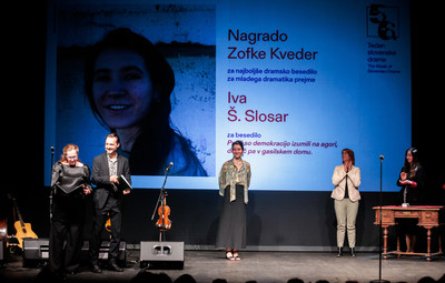 Utrinki s sklepne slovesnosti 56. Tedna slovenske drame <em>Foto: Sandi Fišer/Mediaspeed za PGK</em>