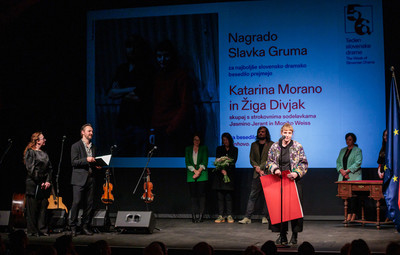 Utrinki s sklepne slovesnosti 56. Tedna slovenske drame <em>Foto: Sandi Fišer/Mediaspeed za PGK</em>