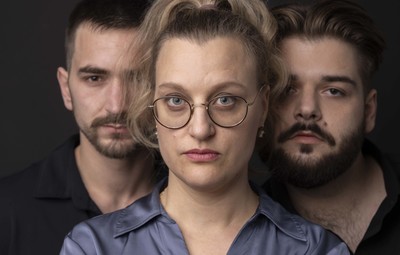 Borut Petrović, Tereza Gregorič, Jakob Šfiligoj <em>Foto: Fabris Šulin</em>